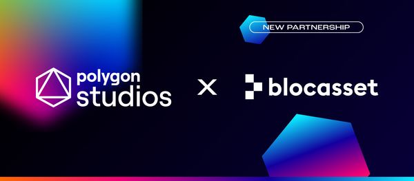 Picture showing Blocasset and Polygon Studios partnership